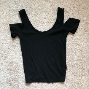 Off the shoulder crop top